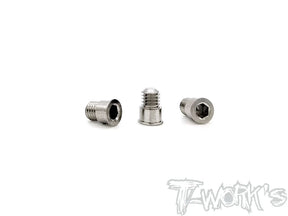 T-Works TP-117 64 Titanium Upper Deck Screw for Awesomatix A800R / MMX / FX (3) - RCXX - rc racing for professionals