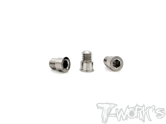 T-Works TP-117 64 Titanium Upper Deck Screw for Awesomatix A800R / MMX / FX (3) - RCXX - rc racing for professionals