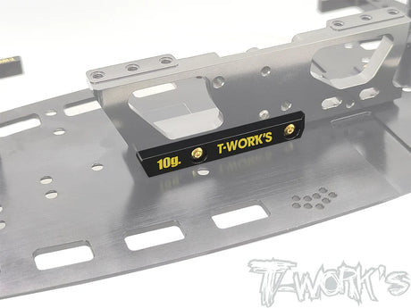 T-Works TE-A800R-A Brass Motor Mount Weights Set 7+7.5+10g for Awesomatix A800R - RCXX - rc racing for professionals