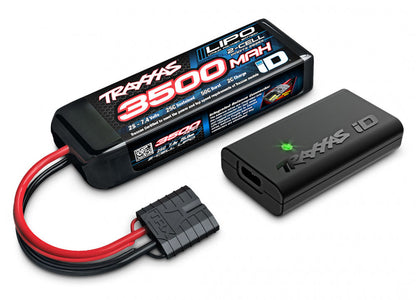 Traxxas Mini MAXX RTR TQ BL-2s USB-C Charger / 2s Li-Po - TRX107154-1