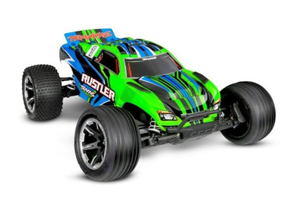 TRAXXAS Rustler 1/10 2WD Stadium Truck RTR Brushed - HD Akku Ladegerät USB-C - 37254