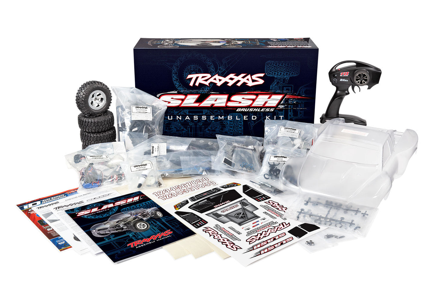 TRAXXAS SLASH 1/10 2WD Short-Course Racing-Truck Bausatz Kit - BL-2S Brushless - EXTREME-HD