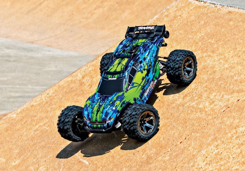 Traxxas Rustler 4x4 VXL HD - 1/10 Stadium Truck Offroad Auto Brushless TSM RTR - 67376