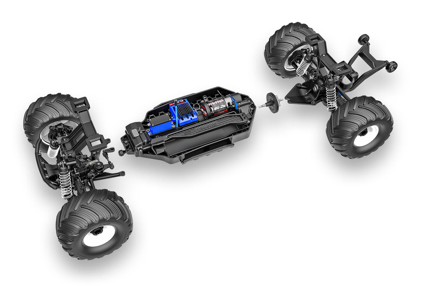 Traxxas Bigfoot No.8 4x4 BL-2S RTR Monster Truck Blau