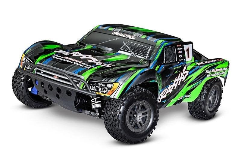 TRAXXAS SLASH 4X4 1/10 SHORT-COURSERTR BL-2S BRUSHLESS HD-TEILE - 60 Km/h