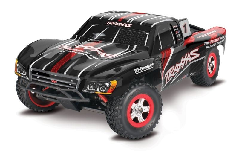 Traxxas Slash 1/16 4x4 RTR 4WD Mini Short Course Offroad Auto + USB Ladegerät - 70054