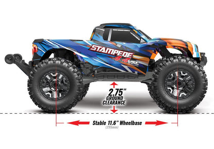 TRAXXAS STAMPEDE 4X4 VXL HD 1/10 MONSTER-TRUCK RTR