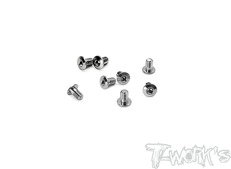 T-Works TSS-305LP 3x5mm Hex. Socket Head Low Profile Half Thread Screws (8) - RCXX - rc racing for professionals