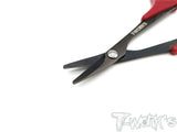 T-Works TT-021-BK Black Titanium Nitride Lexan Curved Scissor (1) - RCXX - rc racing for professionals