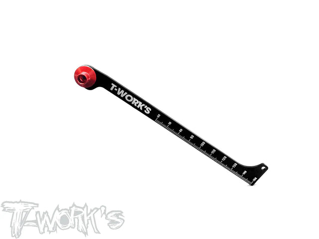 T-Works TT-035-L Shock Stroke and Rebound Gauge 60-150mm - for 1/8 Buggy - RCXX - rc racing for professionals