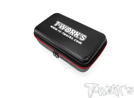T-Works TT-075-G Compact Hard Case Battery And Motor Bag (1) - RCXX - rc racing for professionals