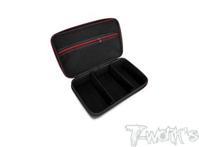 T-Works TT-075-K Compact Hard Case Parts Bag M (1) - 25*15*8cm - RCXX - rc racing for professionals