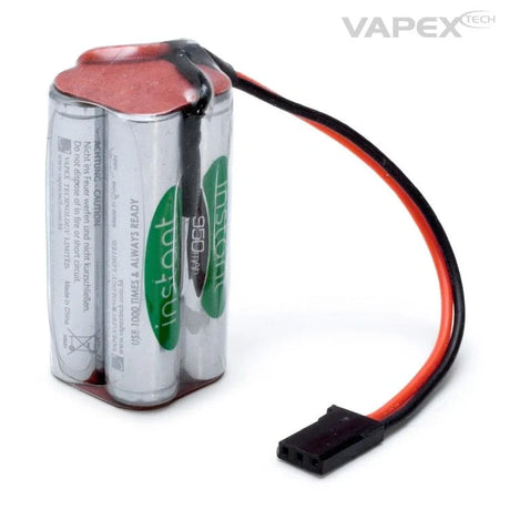 Vapex NiMH Empfängerakku 4.8V 950mAh – Instant-Serie mit Futaba-Stecker - VP950AAAW4F2 - RCXX - RC Racing Shop | RC Models | Tuning & Spare Parts for Professionals