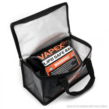 VAPEX LiPo-Safe Storage Bag-E – 260×130×150 mm - VPLIPOBAGE - RCXX - RC Racing Shop | RC Models | Tuning & Spare Parts for Professionals