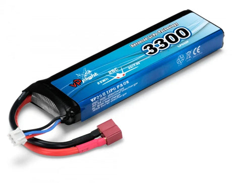 Vapex Sport Performance LiPo Akku 2S 7.4V 3300mAh 25C mit T-Stecker - VPLP032FD - RCXX - RC Racing Shop | RC Models | Tuning & Spare Parts for Professionals