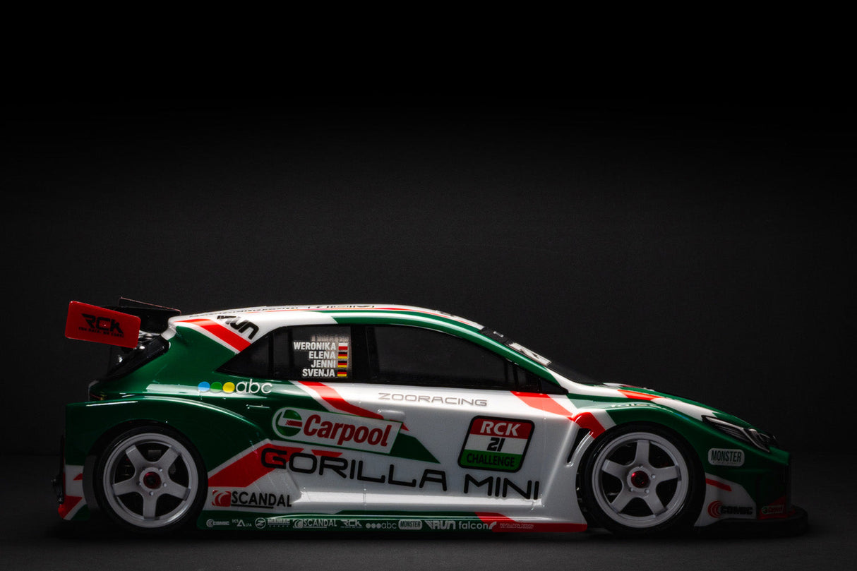 ZooRacing GORILLA MINI 1/10 M-Chassis Body | WB210 / WB225 | 0.5/0.7/1.0mm - ZR-0021