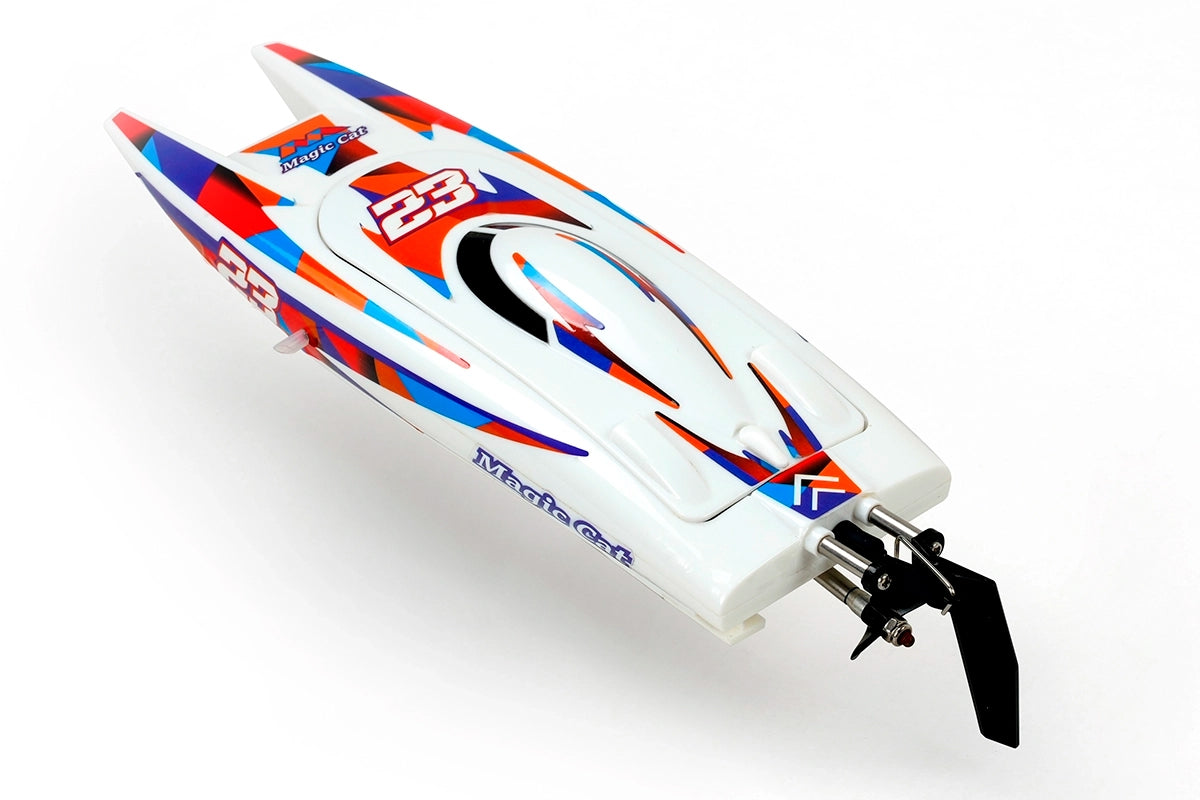 JOYSWAY Magic Cat V6 Catamaran Micro RC Speed Boat RTR – 4ST308108V6
