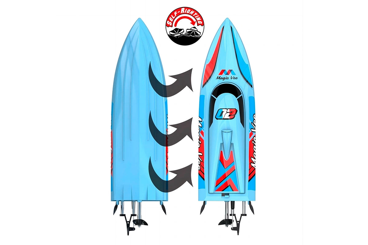 JOYSWAY Magic Vee MK2 V6 Deep Vee Micro RC Speed Boat RTR – 4ST308106V6