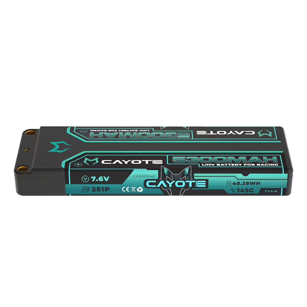 Cayote Racing 5300mAh 2S LiPo Akku 7,6V 145C 197g - 532S145