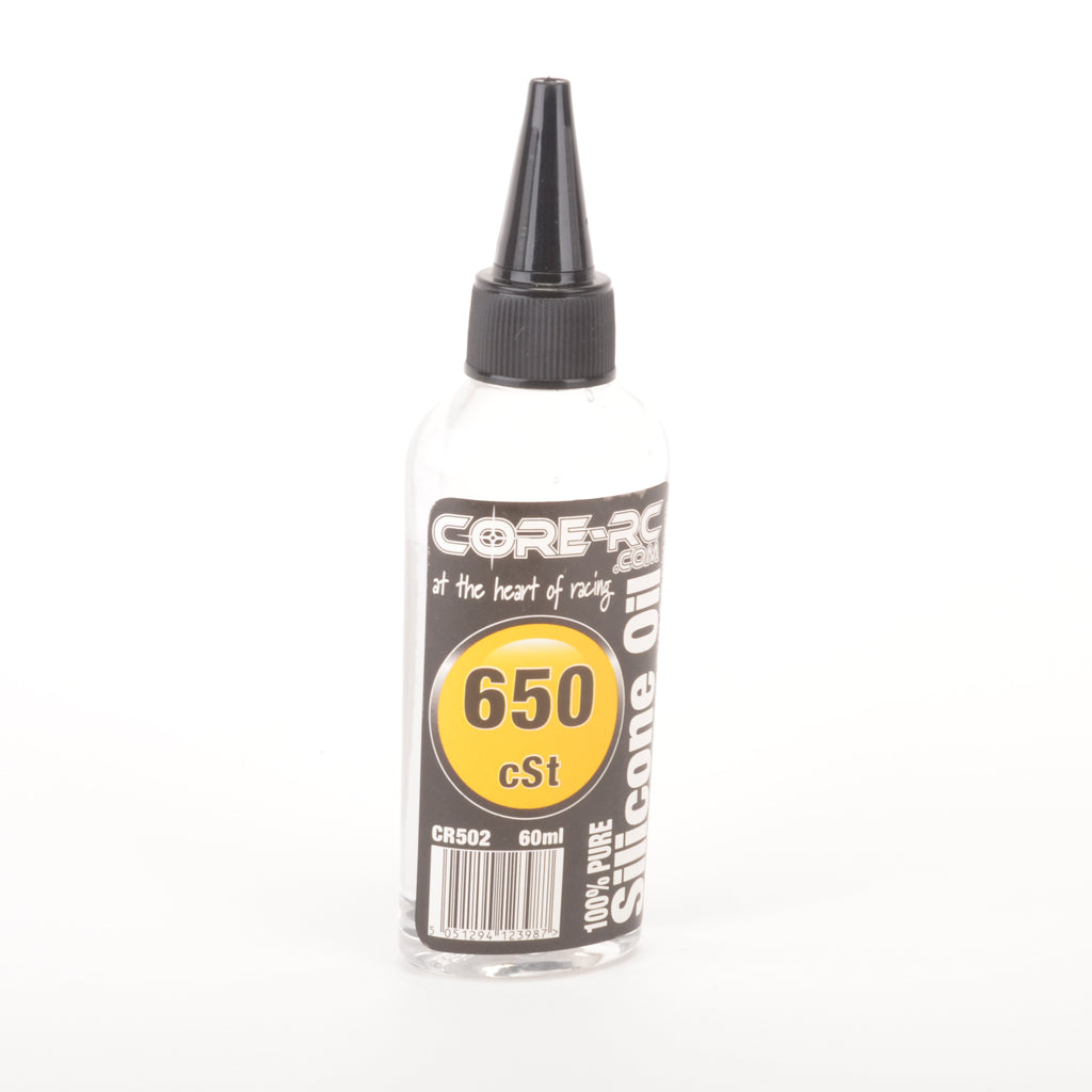 CORE RC Silicone Oil - 650cSt - 60ml - CR502 - RCXX - rc racing for professionals