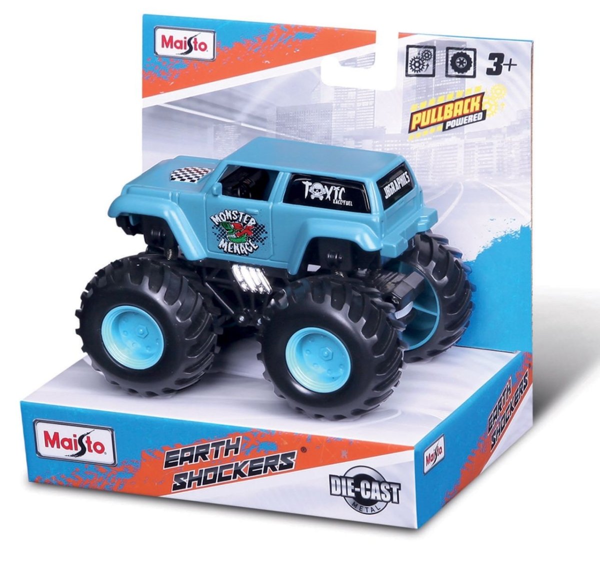 Earth Shockers mit Rückzugmotor assortiert - Maisto - HOBBYSPECTER – RC Modelle, Tuning & Zubehör