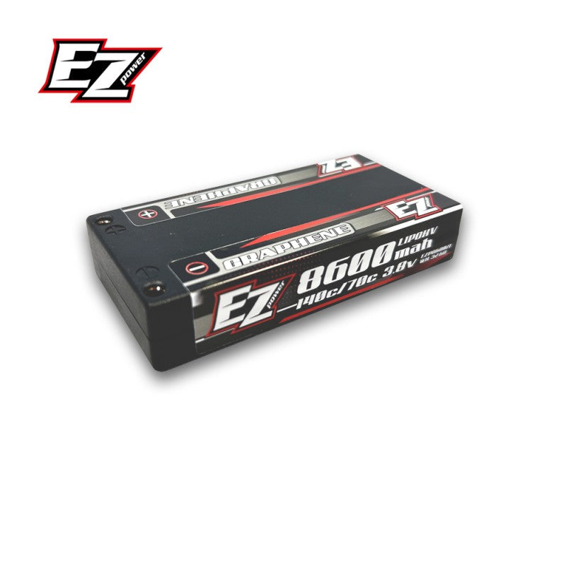 EZ POWER LIPO 8600MAH 3,8V 1S 140/70C HV GRAPHENE - 4MM - RCXX - rc racing for professionals