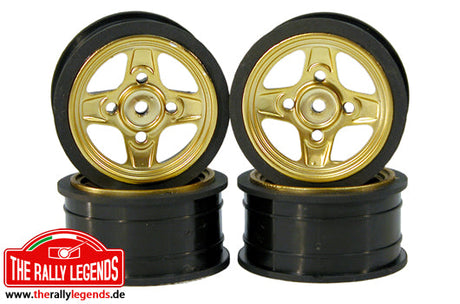 Rally Legends Lancia Fulvia HF Rims Set (4) - RCXX - RC Racing Shop | RC Models | Tuning & Spare Parts for Professionals