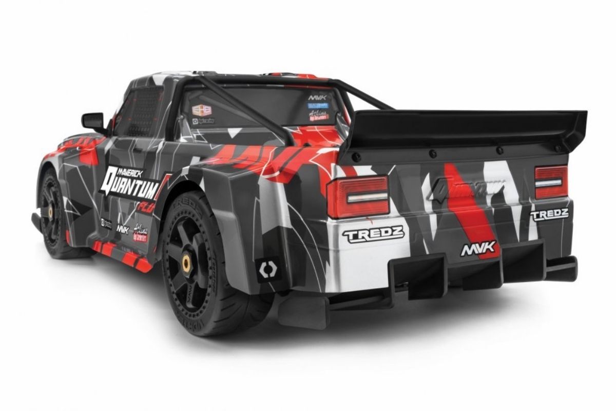 Maverick QuantumR - grau/rot 1:8 RTR 4S 4WD - MV150313 - hpi - HOBBYSPECTER – RC Modelle, Tuning & Zubehör
