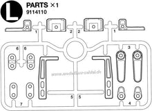 Tamiya L Parts TRF421 - 19114110