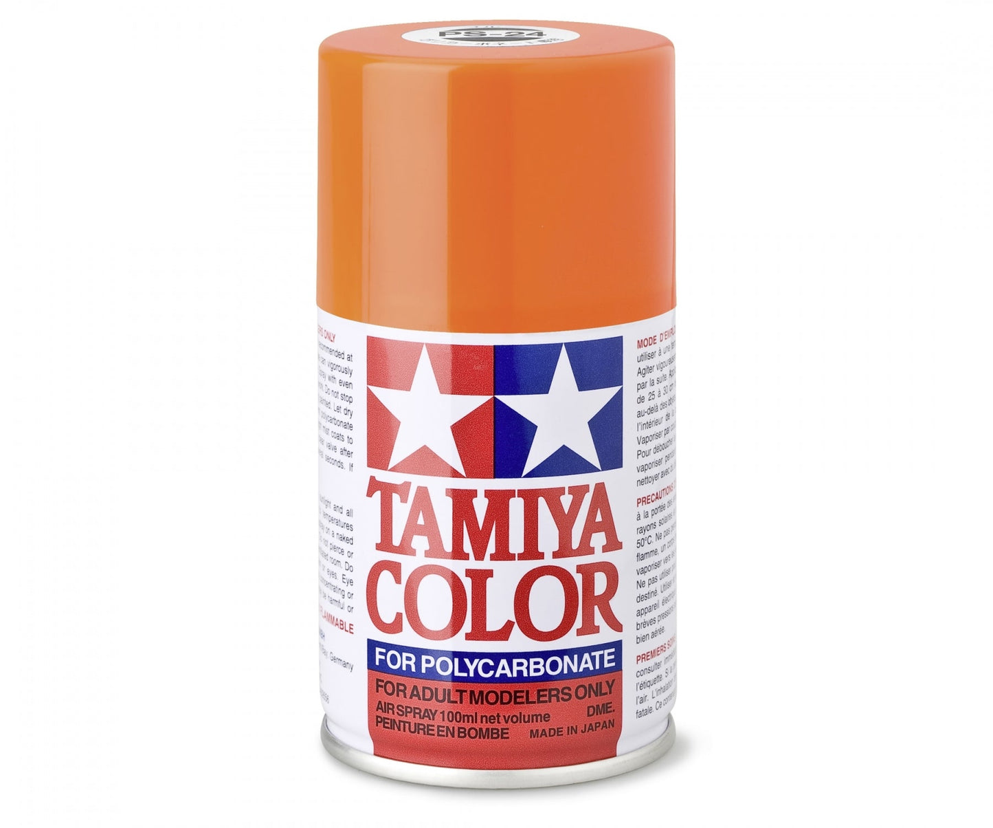 Tamiya Lexan Spray (1) - PS-24 Fluorescent Orange - RCXX - rc racing for professionals