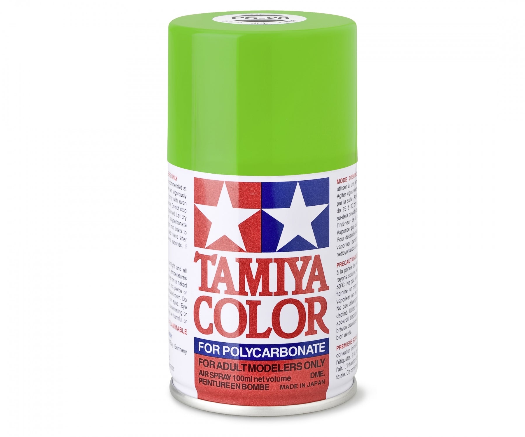 Tamiya Lexan Spray (1) - PS-28 Fluorescent Green - RCXX - rc racing for professionals