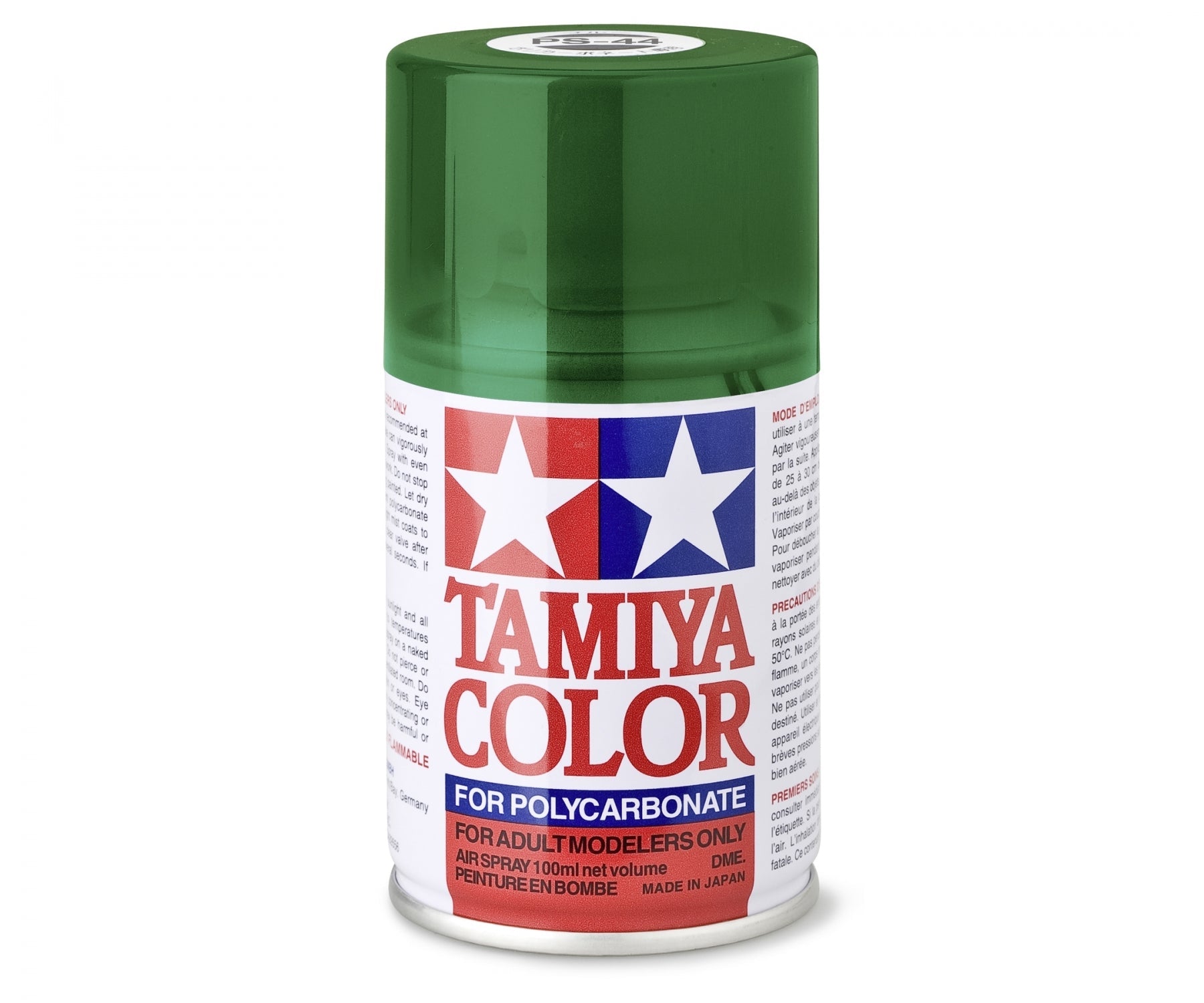 Tamiya Lexan Spray (1) - PS-44 Translucent Green - RCXX - rc racing for professionals