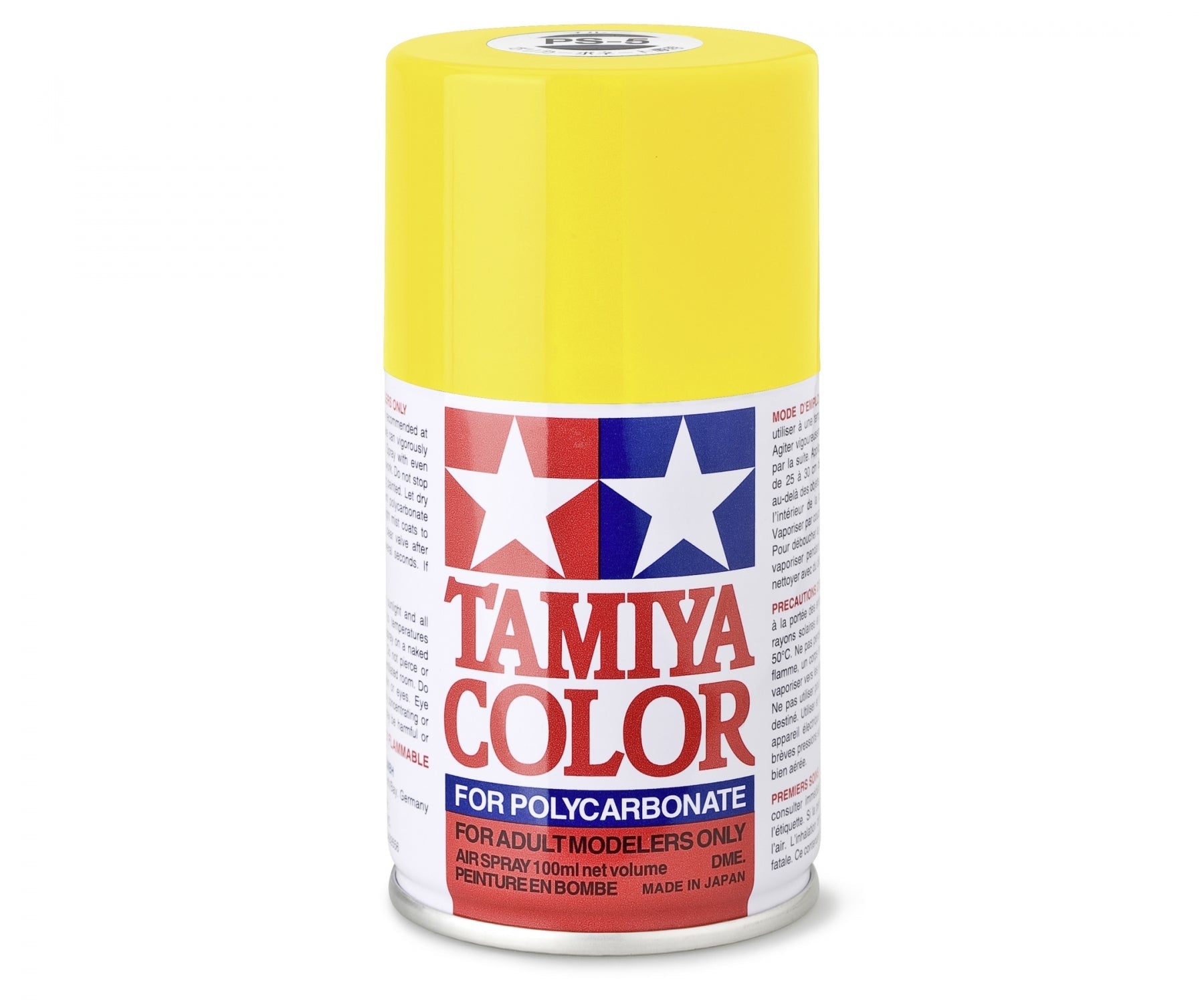 Tamiya Lexan Spray (1) - PS-6 Yellow - RCXX - rc racing for professionals