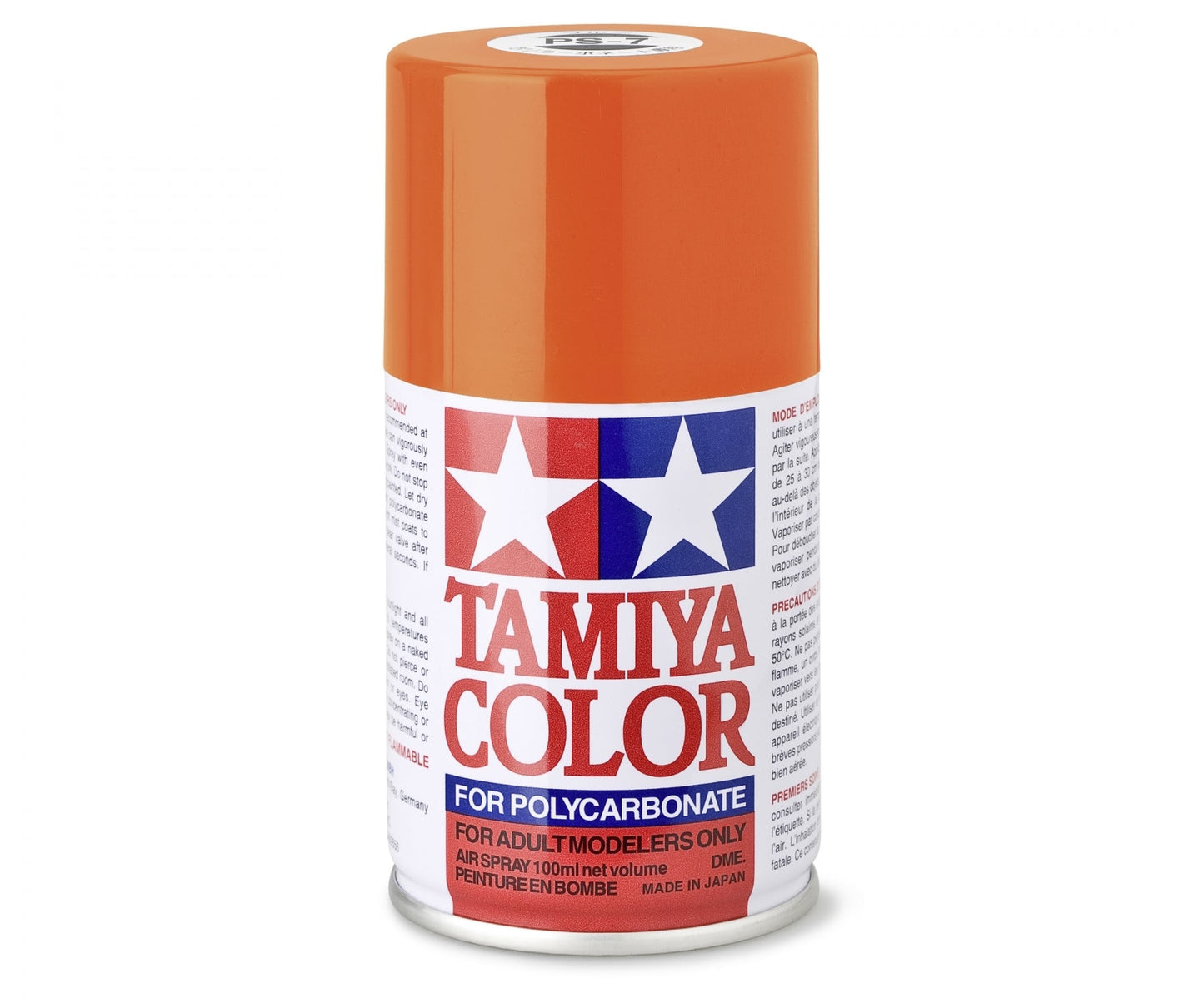 Tamiya Lexan Spray (1) - PS-7 Orange - RCXX - rc racing for professionals