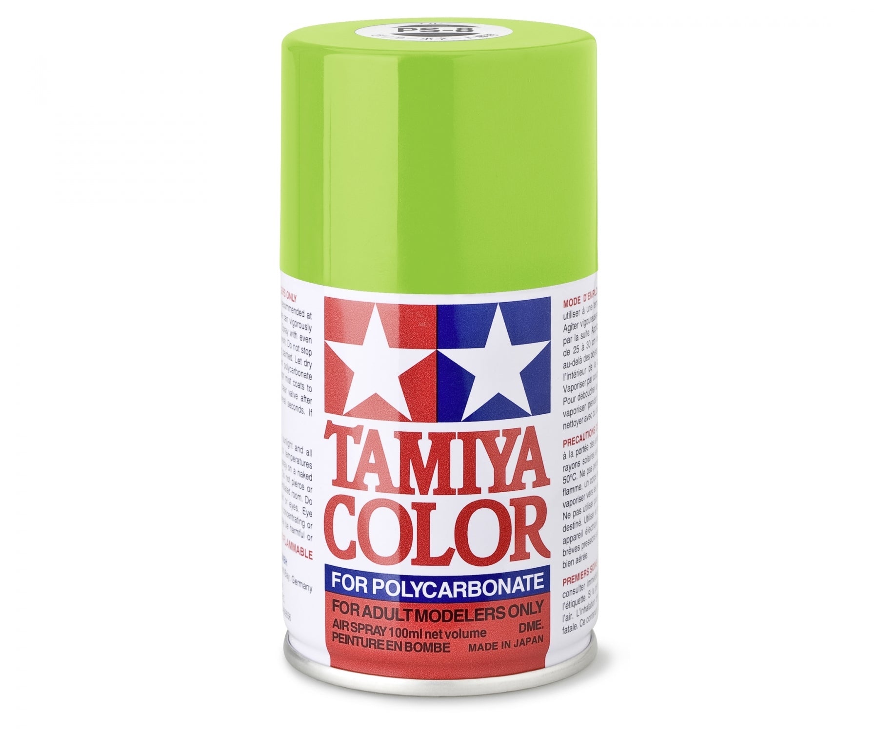 Tamiya Lexan Spray (1) - PS-8 Light Green - RCXX - rc racing for professionals