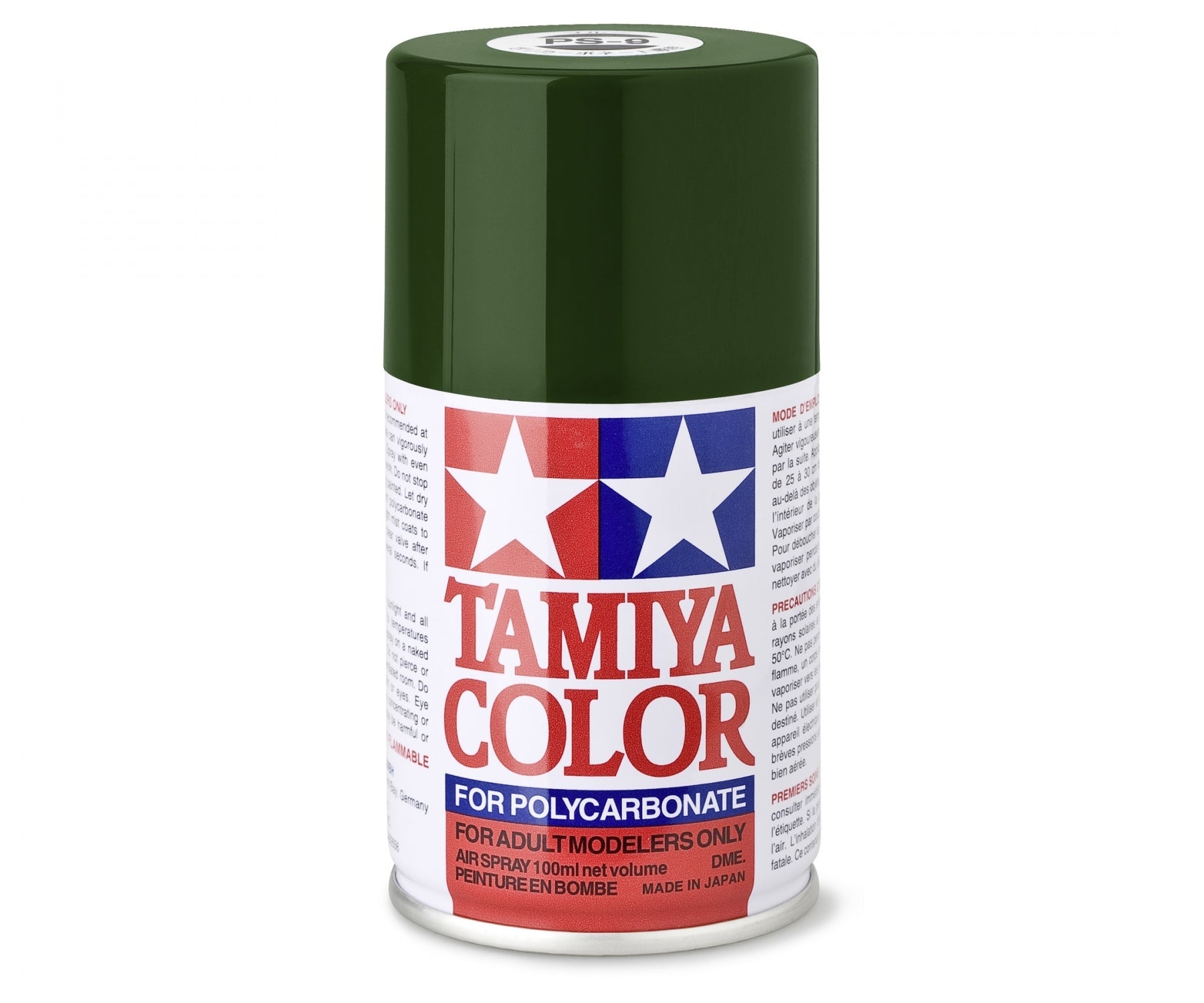 Tamiya Lexan Spray (1) - PS-9 Green - RCXX - rc racing for professionals