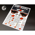 Infinity IFB8 DECAL SHEET (BLACK) - M147BK - RCXX - RC Racing Shop | RC Models | Tuning & Spare Parts for Professionals