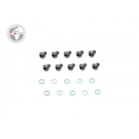 Infinity IFB8 SHOCK CAP SCREW AND GASKET (10PCS) - M115 - RCXX - RC Racing Shop | RC Models | Tuning & Spare Parts for Professionals
