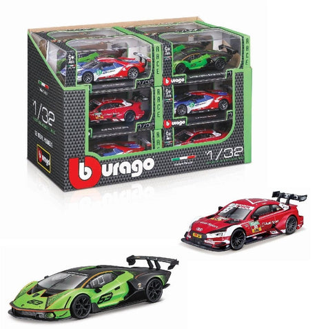 Race 1/32 ass. im 12er - Display - Bburago - HOBBYSPECTER – RC Modelle, Tuning & Zubehör