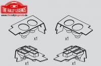 Rally Legends Chrome cups light set Fiat 131 - RCXX - RC Racing Shop | RC Models | Tuning & Spare Parts for Professionals