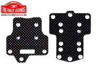 Rally Legends Carbon chassis plates (F&R)