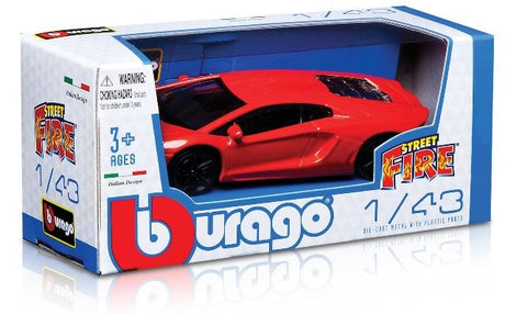 Street Fire 1/43 in Windowbox - Bburago - HOBBYSPECTER – RC Modelle, Tuning & Zubehör
