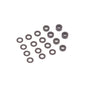 Schumacher SPEED PACK - ALLOY BLACK M3 WASHERS (18) - U4314 - RCXX - rc racing for professionals