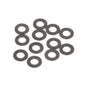 Schumacher BLACK ALLOY WASHERS 0.50MM (12) - U4862 - RCXX - rc racing for professionals