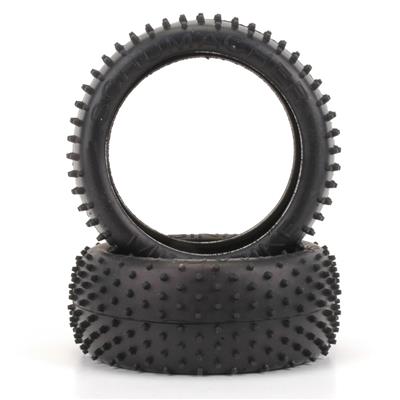 Schumacher MINI SPIKE 1/8 Offroad Tires (2) - YELLOW - U6748 - RCXX - rc racing for professionals