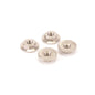 Schumacher TITANIUM LOW PROFILE M4 SERRATED NUT (4) - U7400 - RCXX - rc racing for professionals