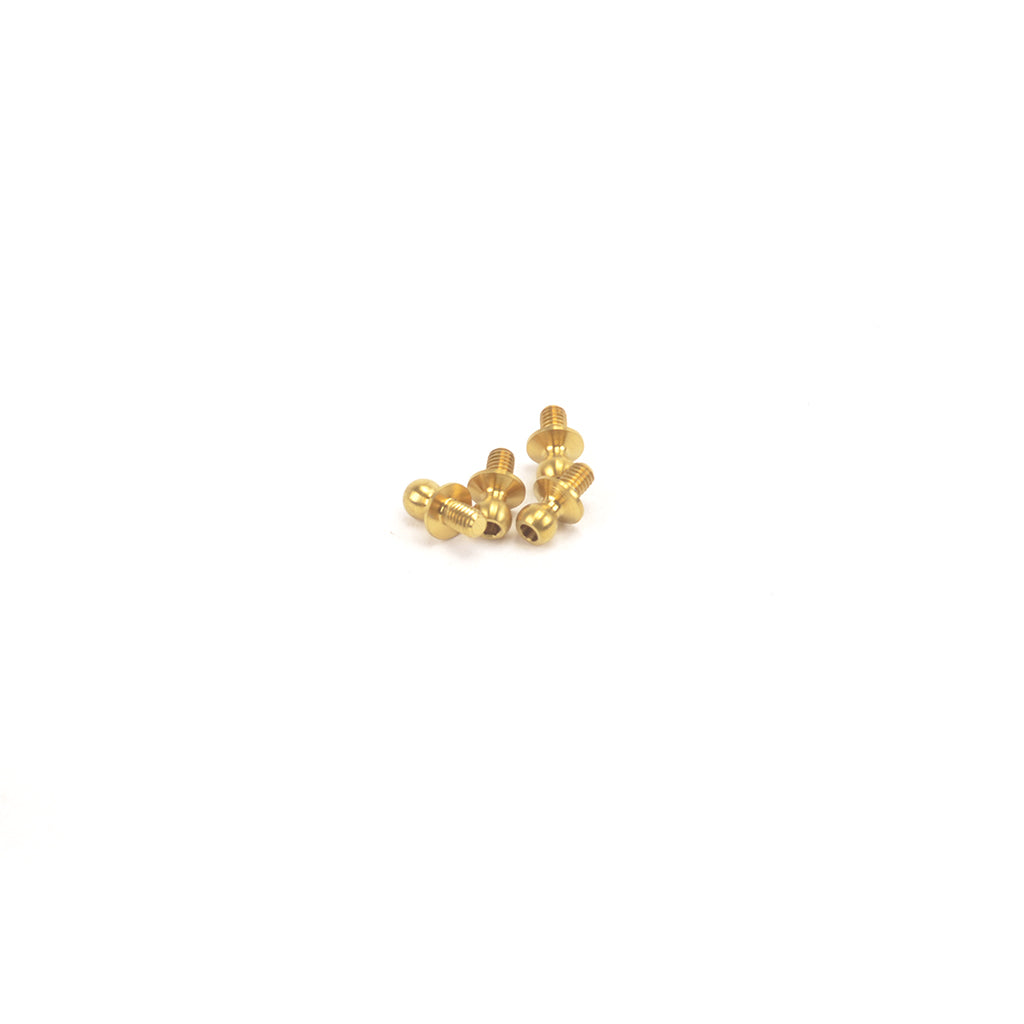 Schumacher TITANIUM BALL STUD LOW (ULTRA SHORT) (4) - U7828 - RCXX - rc racing for professionals