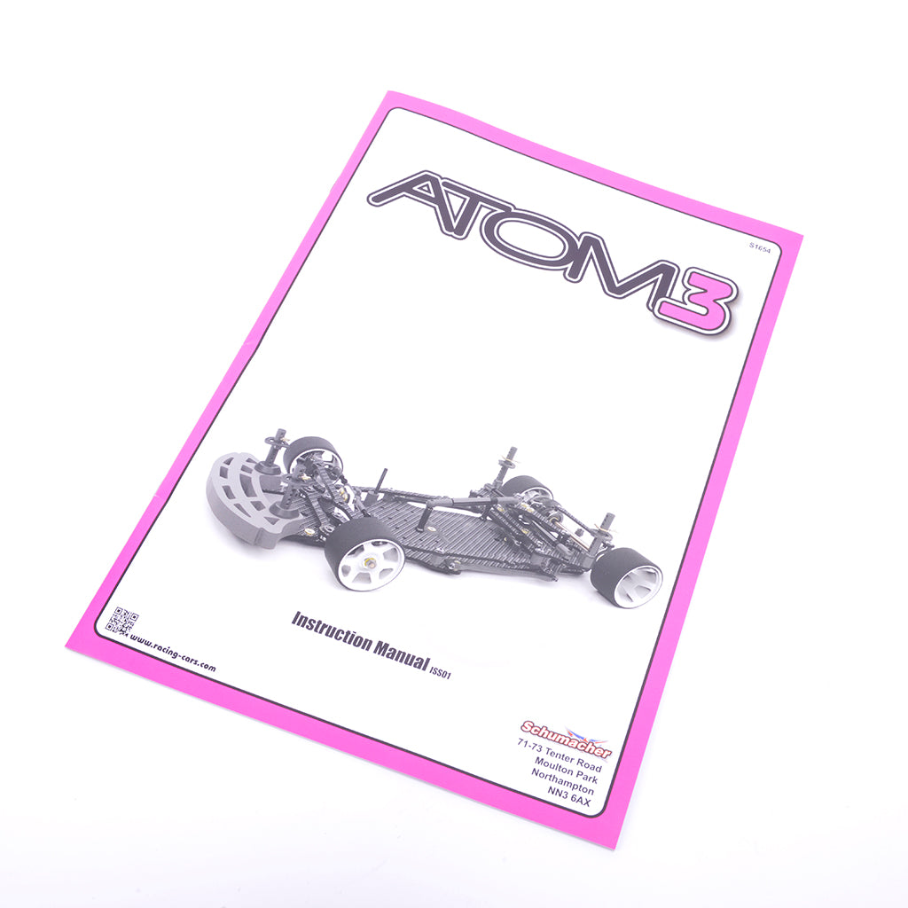 Schumacher MANUAL - ATOM 3 (1) - U8507 - RCXX - rc racing for professionals